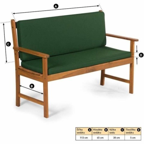 Poduszka Fieldmann FDZN 9020 Kolor Zielony