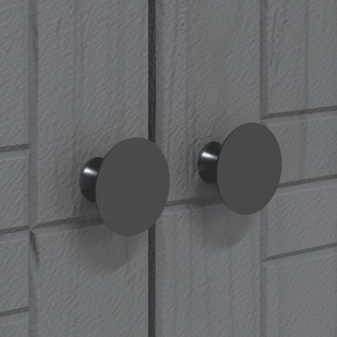 Szafa BODO, szara, 146x53,5x173 cm, lite drewno sosnowe