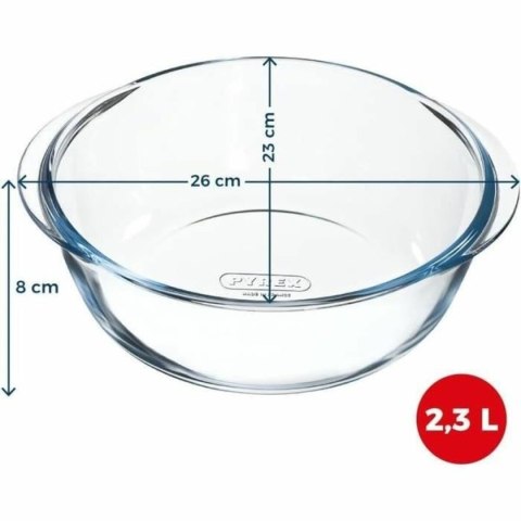 Naczynie do Piekarnika Pyrex Przezroczysty Szkło borokrzemowe Okrągły Ø 26 cm