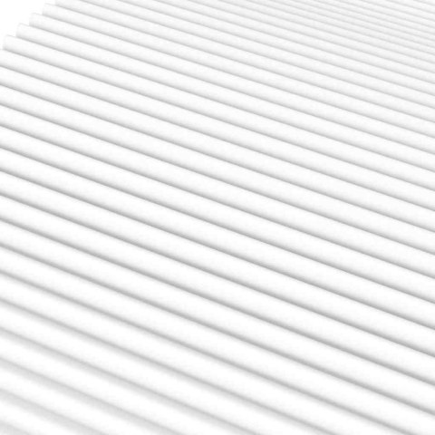 Materac piankowy, biały, 180x220 cm, twardość H2/H3