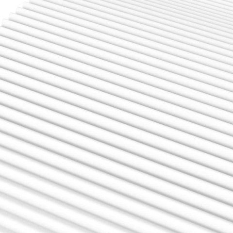 Materac piankowy, biały, 200x210 cm, twardość H2/H3