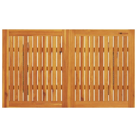 Sofa ogrodowa 3-osobowa z poduszkami i stołem Szary polirattan