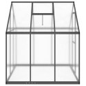 Szklarnia z ramą podstawy, antracyt, 169x169x195 cm, aluminium