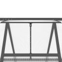 Szklarnia z ramą podstawy, antracyt, 169x169x195 cm, aluminium