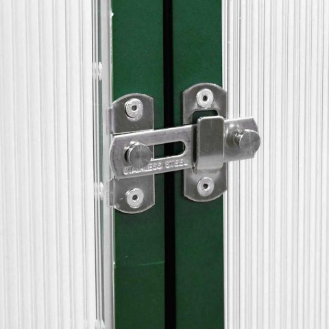 Szklarnia z ramą podstawy, zielona, 169x169x195 cm, aluminium