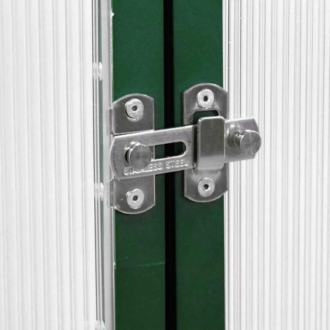 Szklarnia z ramą podstawy, zielona, 169x58x202 cm, aluminium