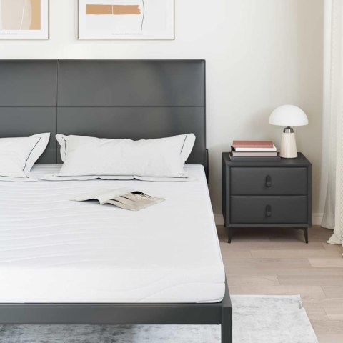 Materac Biały 200 x 200 cm Pianka Żelowa