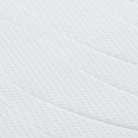 Materac Biały 200 x 200 cm Pianka Żelowa