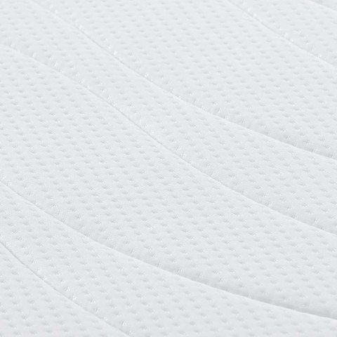 Materac Biały 200 x 200 cm Pianka Żelowa