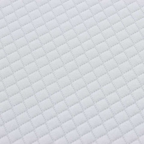 Materac Biały i szary 140 x 200 cm Sprężyna kieszeniowa