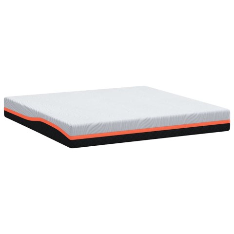 Materac Biały i szary 180 x 200 cm Pianka