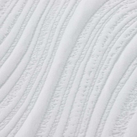 Materac Biały i szary 180 x 200 cm Pianka