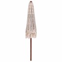 Parasol Makramowy Kremowy 252.5 x 252.5 x 260 cm