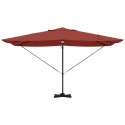 Parasol plażowy Ze LED Lights terakota 351 x 250 x 253 cm