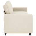 | Sofa | z poduszką z poduszką Beżowy 221 x 77 x 82 cm Płótno