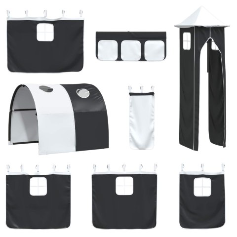 Biały i czarny 99,5 x 200 cm