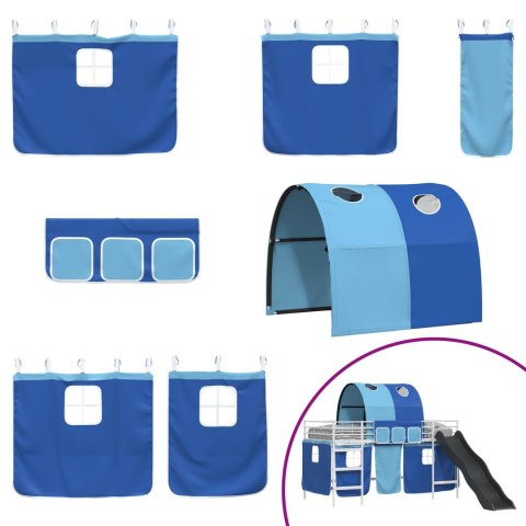 Biały i niebieski 107 x 200 cm