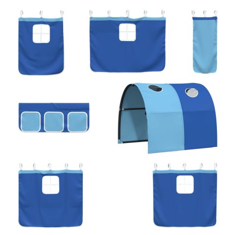 Biały i niebieski 107 x 200 cm