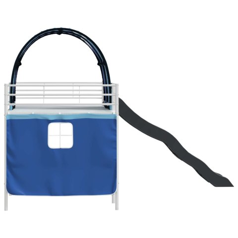 Biały i niebieski 107 x 200 cm