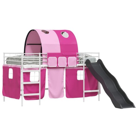 Biały i różowy 99,5 x 200 cm