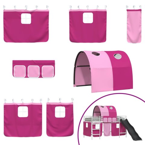 Biały i różowy 99,5 x 200 cm