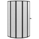 Parawan prysznicowy Inny Czarny 168 x 140 cm Aluminium