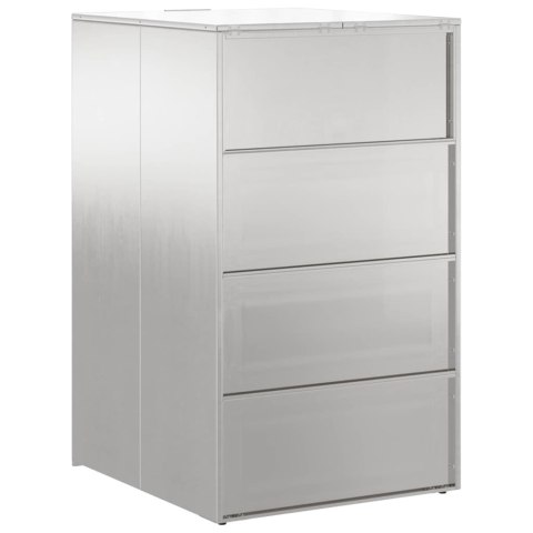 Przechowywanie kosza na kółkach z gazową pokrywą do podnoszenia dla kosza 240L