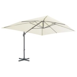 Parasol ogrodowy Cantilever z aluminiowym słupkiem 400x300 cm, piaskowy