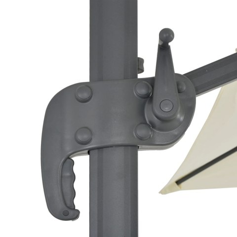 Parasol ogrodowy Cantilever z aluminiowym słupkiem 400x300 cm, piaskowy