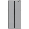 Ściana prysznicowa typu walk-in Czarny 90 x 195 cm