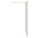 Ściana prysznicowa typu walk-in złoty 140 x 195 cm