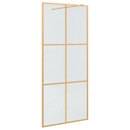Ściana prysznicowa typu walk-in złoty 90 x 195 cm