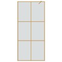 Ściana prysznicowa typu walk-in złoty 90 x 195 cm