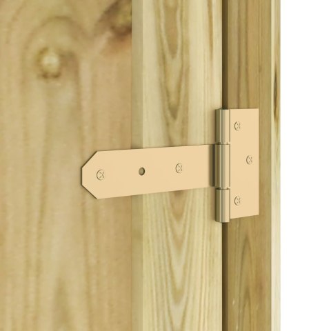 Szopa ogrodowa z impregnowanego drewna sosnowego, 182x76x175 cm