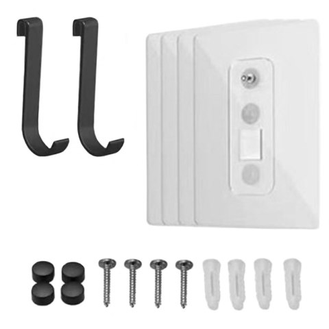 Półka łazienkowa 2szt - czarna