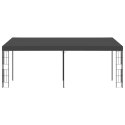 Altana przyścienna, 3x6 m, antracytowa, tkanina