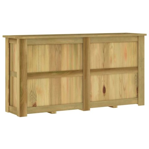 Podniesiona donica, 196x50x100 cm, impregnowane drewno sosnowe