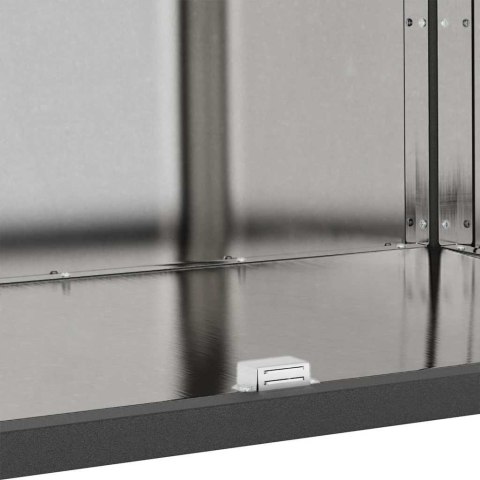 Przechowywanie w kuchni z półką Srebrny 60 x 50 x 92 cm Stal