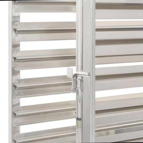 Wózek kuchenny na 16 tac, 38x55x163 cm, stal nierdzewna