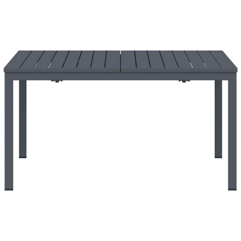 Stół rozszerzający 2 pcs Antracyt 210 x 90 x 73 cm Stal