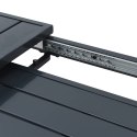 Stół rozszerzający 2 pcs Antracyt 210 x 90 x 73 cm Stal