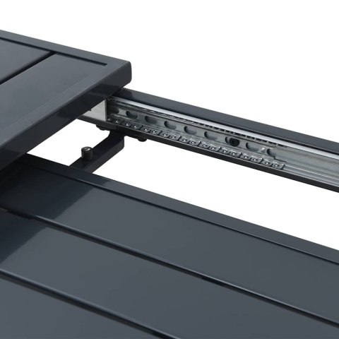 Stół rozszerzający 2 pcs Antracyt 210 x 90 x 73 cm Stal