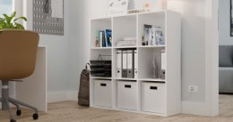 Regał Malax 3X3 H BIAŁY