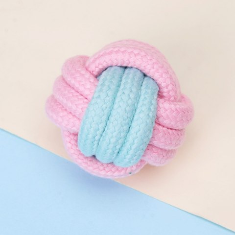 Zestaw 7 zabawek szarpaków dla psa PINKY