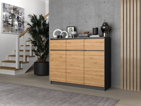 Komoda Malwa 3D3S ANTRACYT ARTISAN