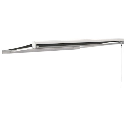 Zwijana markiza, antracytowa, 3,5x2,5 m, tkanina i aluminium