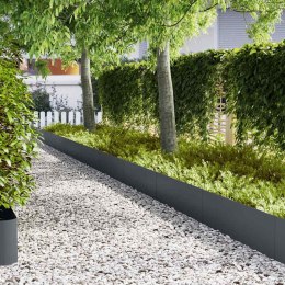 Krawężnik do trawnika 30 pcs Antracyt 100 x 0.05 x 20 cm