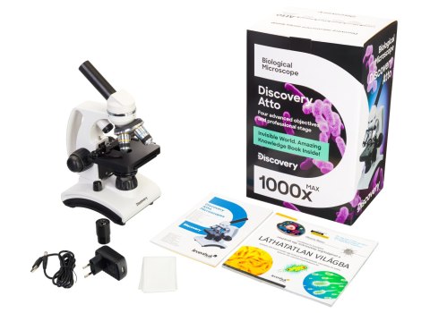 (HU) Mikroskop Levenhuk Discovery Atto Polar z książką