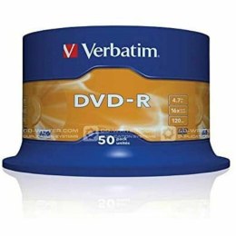 DVD-R Verbatim DVD-R Matt Silver 16x Srebrzysty (50 Sztuk)