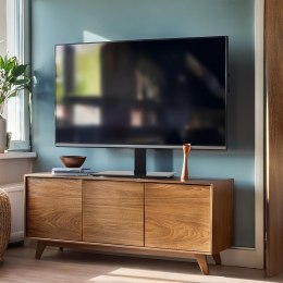 MACLEAN UNIWERSALNY STOJAK DO TV NA SZAFKĘ RTV PODSTAWKA, MAX. 40KG, MAX. VESA 600X400, DLA TV 32-75